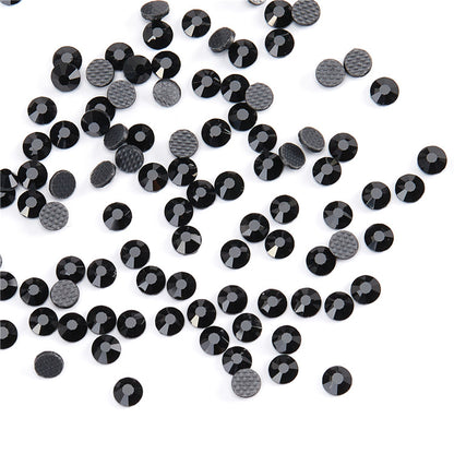 Jet Black - Hotfix Rhinestones