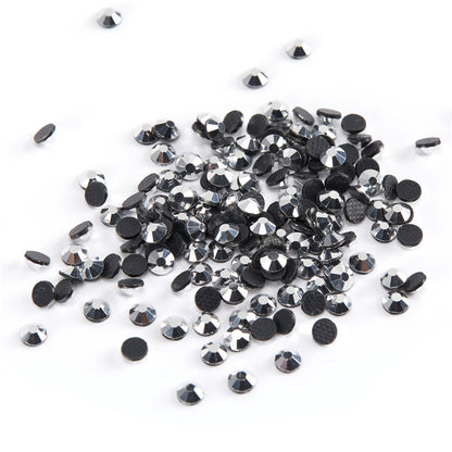 Labrador Silver - Hotfix Rhinestones