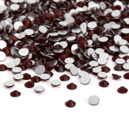 Wine Red Dark Siam - Non-Hotfix Rhinestones