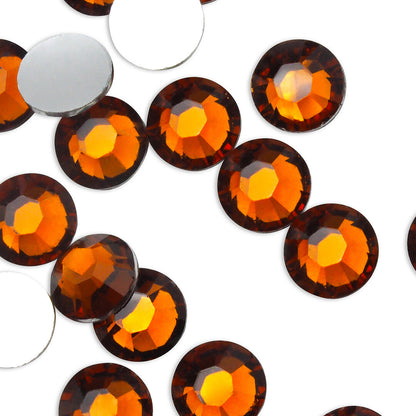 Amber Brown - Resin Non-Hotfix Rhinestones