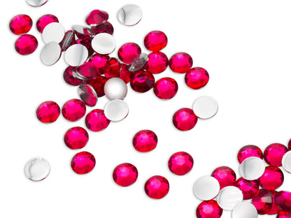 Fuchsia - Resin Non-Hotfix Rhinestones