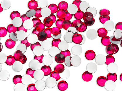 Fuchsia - Resin Non-Hotfix Rhinestones