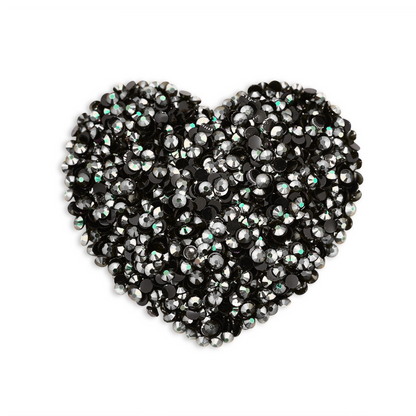 Jet Hematite - Resin Non-Hotfix Rhinestones