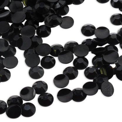 Jet Black - Jelly Non-Hotfix Strassi