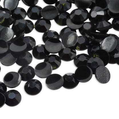 Jet Black - Jelly Non-Hotfix Strassi