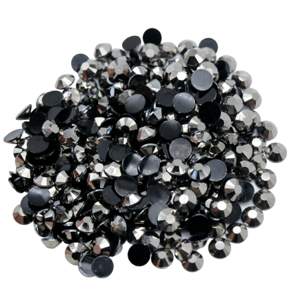 Jet Hematite - Resin Non-Hotfix Rhinestones