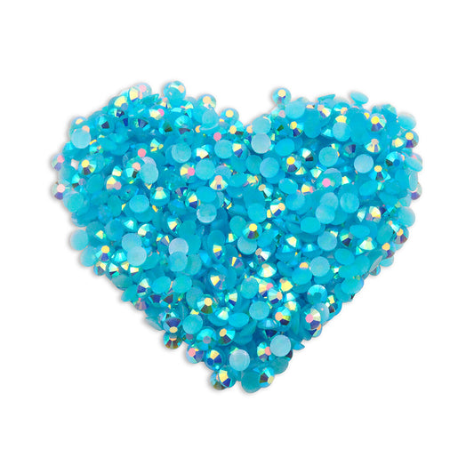 Malachite Sininen AB - Jelly Non-Hotfix Strassi