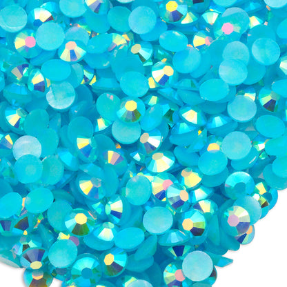 Malachite Sininen AB - Jelly Non-Hotfix Strassi