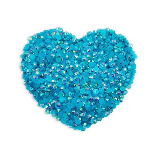Malachite Sininen AB - Jelly Non-Hotfix Strassi