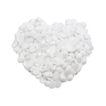 Ceramic White - Jelly Non-Hotfix Rhinestones