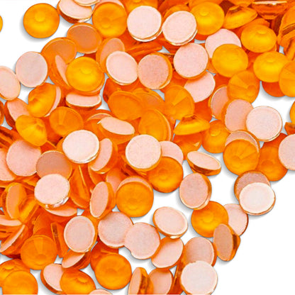 Neon Orange - Non-Hotfix Rhinestones