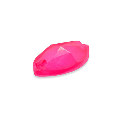 Terävä Soikea, Neon Pink - Resin, Ommeltava Strassi