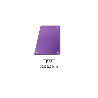 Mirror, Medium Amethyst, Shape P21-P40, Acrylic, Sew on
