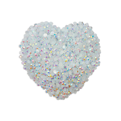 White AB - Jelly Non-Hotfix Rhinestones