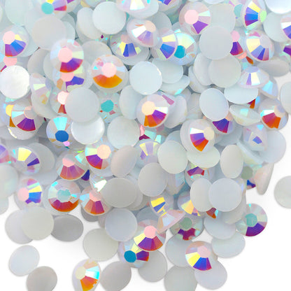 White AB - Jelly Non-Hotfix Rhinestones