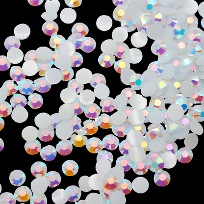 White AB - Jelly Non-Hotfix Rhinestones