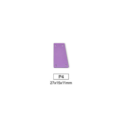 Mirror, Medium Amethyst, Shape P1-P20, Acrylic, Sew on