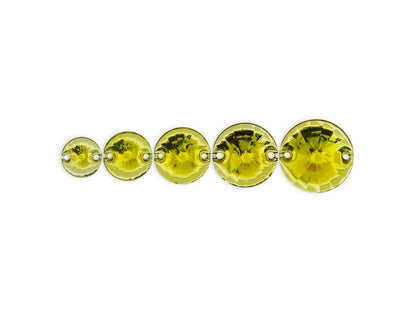 Rivoli Pyöreä, Citrine - Resin, Ommeltava Strassi