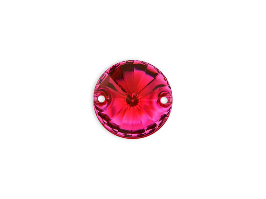 Rivoli Pyöreä, Rose - Resin, Ommeltava Strassi