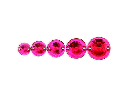 Rivoli Pyöreä, Rose - Resin, Ommeltava Strassi