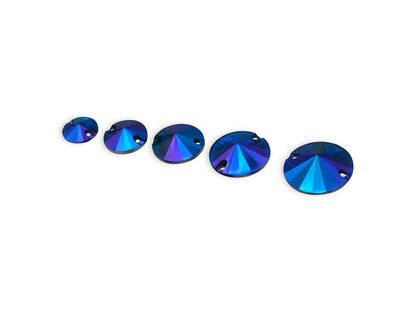Rivoli Pyöreä, Sapphire AB - Resin, Ommeltava Strassi