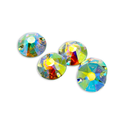Rivoli Crystal AB 8+8 - Resin, Sew on Rhinestones