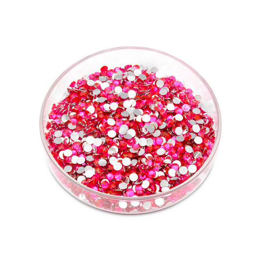 Rose - Resin Non-Hotfix Strassi