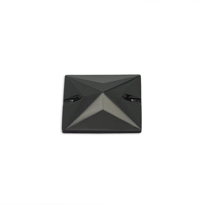 Square, Jet Black - Resin, Sew on Rhinestones
