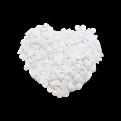 Ceramic White - Jelly Non-Hotfix Rhinestones