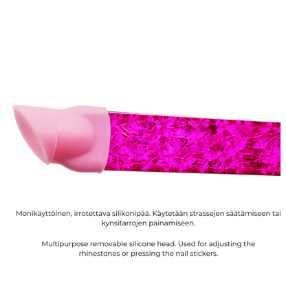 Pinsetti Silikonipäällä
